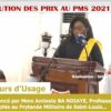DISTRIBUTION DES PRIX 2021 AU PMS : Le Discours d’Usage de Mme Aminata BA NDIAYE
