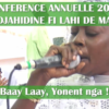 DAHIRA MOUDJAHIDINE FI LAHI 2022 : Baay Laay Yonent nga
