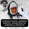 TRIBUNE DU VENDREDI N°159 : Le précieux legs de « AHMADOUL MAKHTAR », Sixième Khalif de « AHMADOUL AL MOUKHTAR »