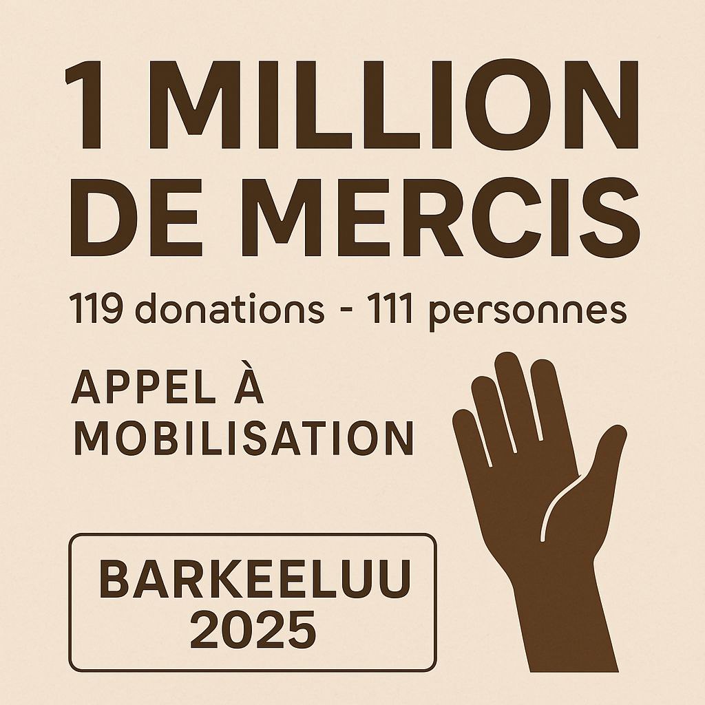 BARKEELU 2025 : Un million de mercis, et un appel à poursuivre l’élan